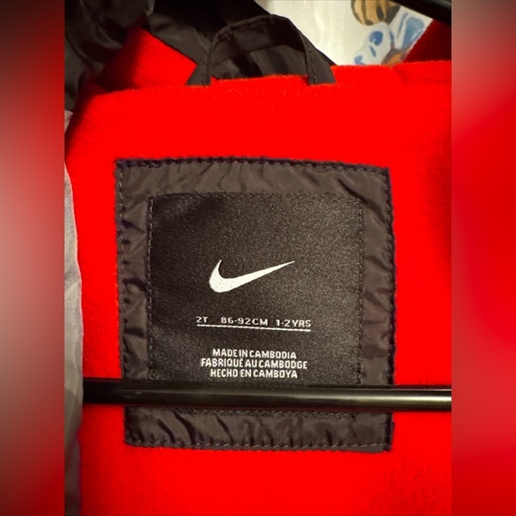 Nike Boy’s Fleece Lined Hooded Jacket NWT - Picture 10 of 10